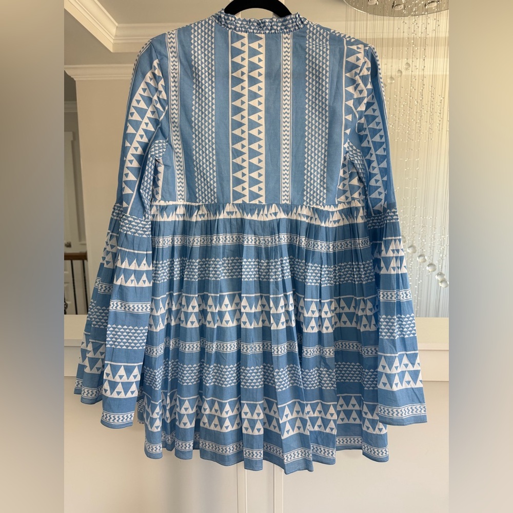 Tuckernuck Hyacinth House Bell Sleeve Printed Dress - Picture 8 of 8